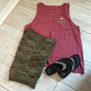 Mens Coastal Edge tank top